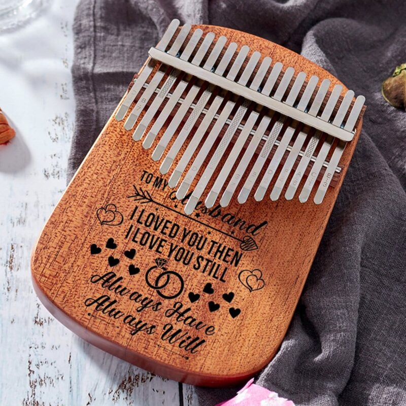 kalimba to my husband i love you always 17 keys thump piano giveme gifts 31079820066877