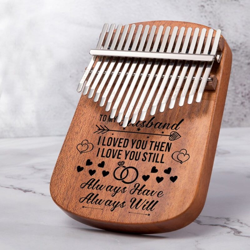 kalimba to my husband i love you always 17 keys thump piano giveme gifts 31079820165181