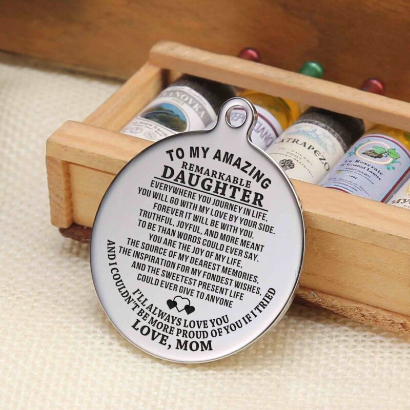 keychains for daughter mom to daughter i will always love you personalized keychain giveme gifts 4884737982525