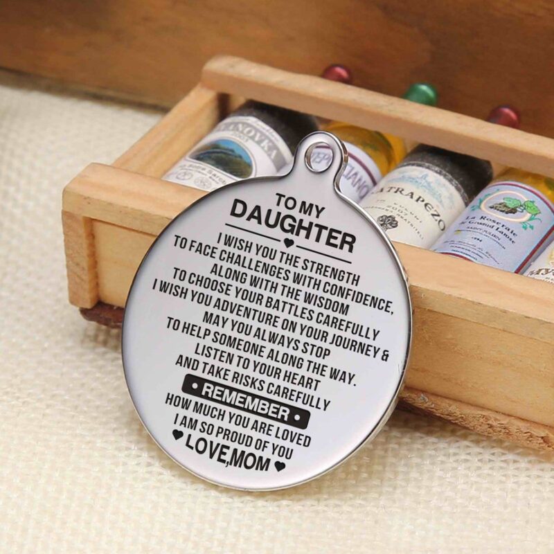 keychains for daughter mom to daughter remember how much you are loved personalized keychain giveme gifts 4884748927037