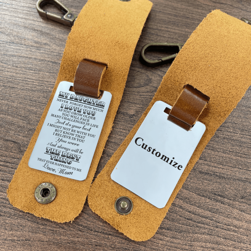 keychains for daughter mom to daughter the best thing leather customized keychain giveme gifts 28280513069117