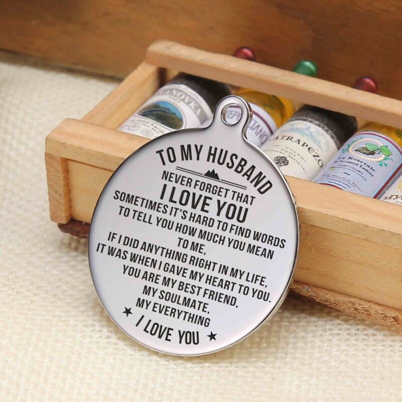 keychains for husband to my husband my everything i love you personalized keychain giveme gifts 31079366066237