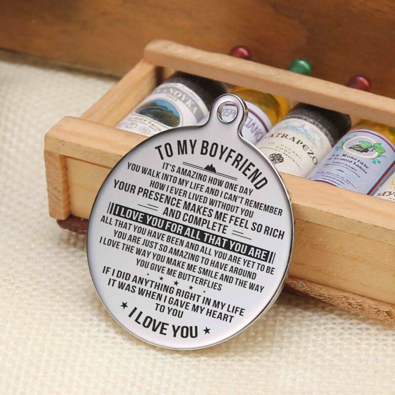 keychains for lovers to my boyfriend i love you for all that you are personalized keychain giveme gifts 31079780843581