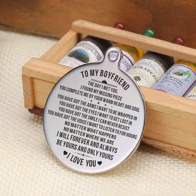keychains for lovers to my boyfriend the day i met you personalized keychain giveme gifts 4883687112765