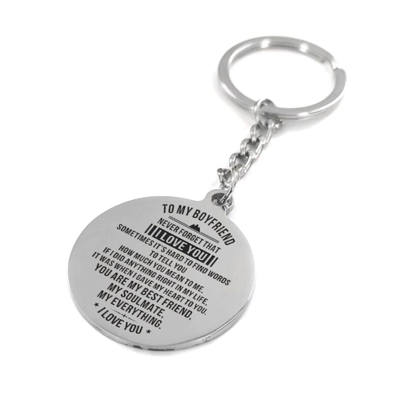keychains for lovers to my boyfriend you are my everything personalized keychain giveme gifts 4883712639037