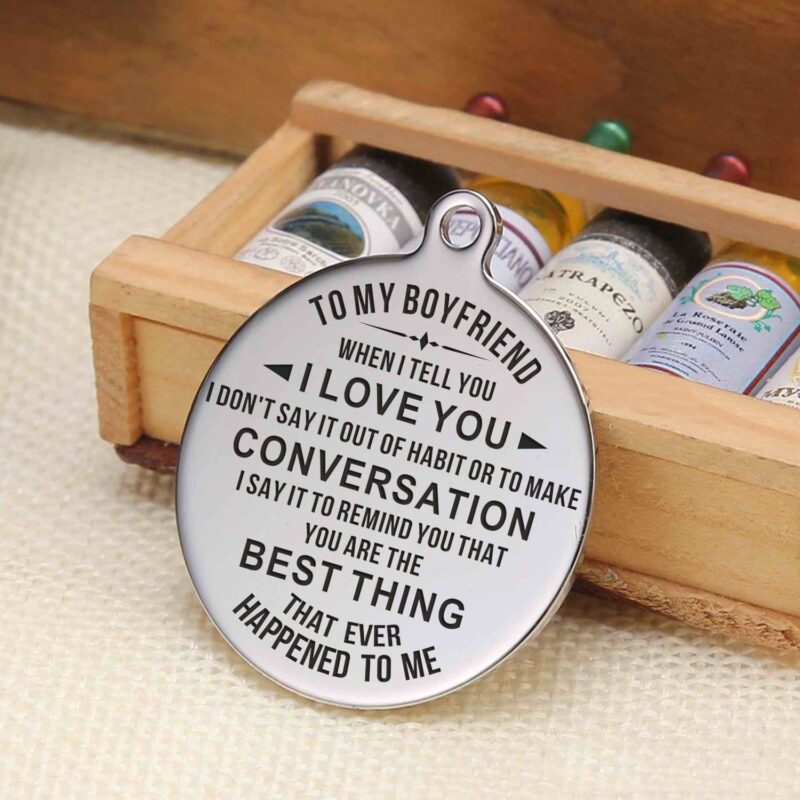 keychains for lovers to my boyfriend you are the best thing personalized keychain giveme gifts 4883706642493