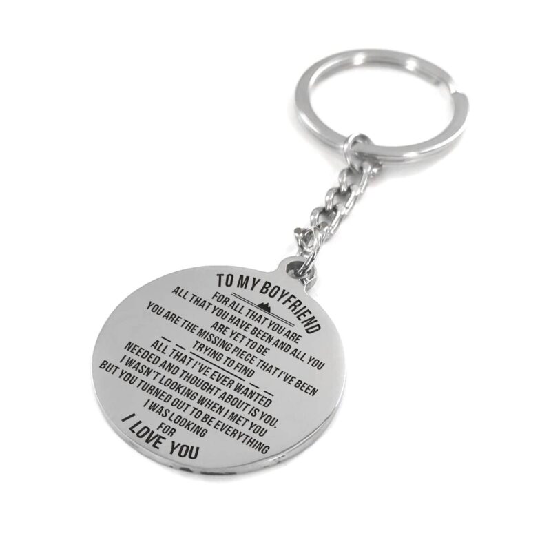 keychains for lovers to my boyfriend you are the missing piece personalized keychain giveme gifts 4883721322557