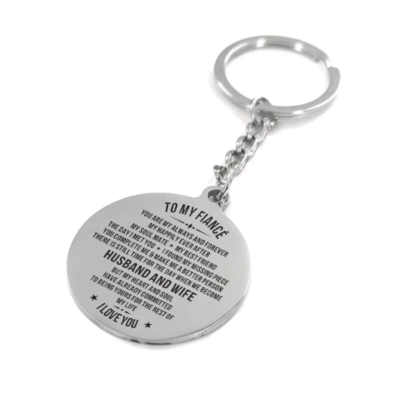 keychains for lovers to my fiance i love you personalized keychain giveme gifts 4883426148413