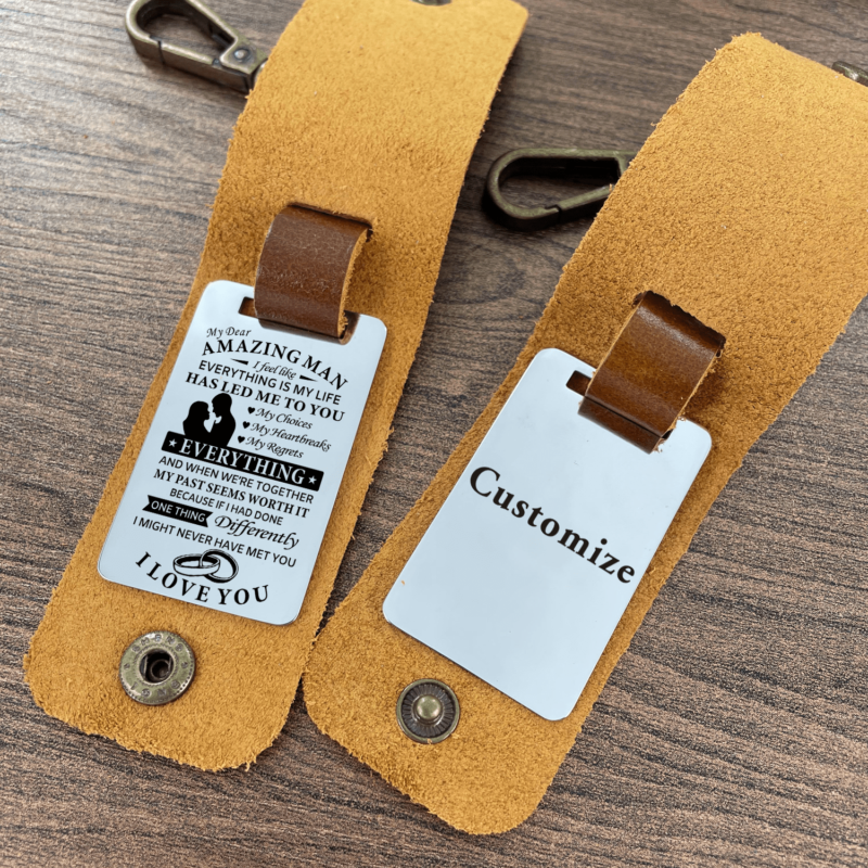 keychains for lovers to my man you are my everything leather customized keychain giveme gifts 28286761795645