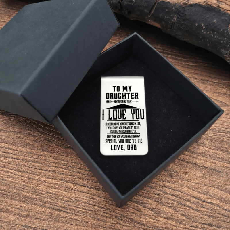 money clips for daughter dad to daughter i love you engraved money clip giveme gifts 28075938316349