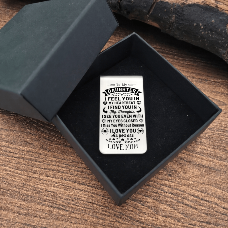 money clips for daughter mom to daughter i love you as you are engraved money clip giveme gifts 28089270075453