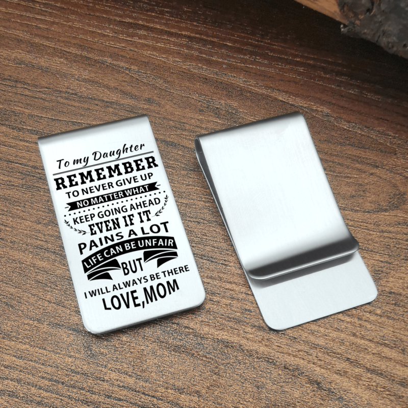 money clips for daughter mom to daughter i will always be there engraved money clip giveme gifts 28038287392829