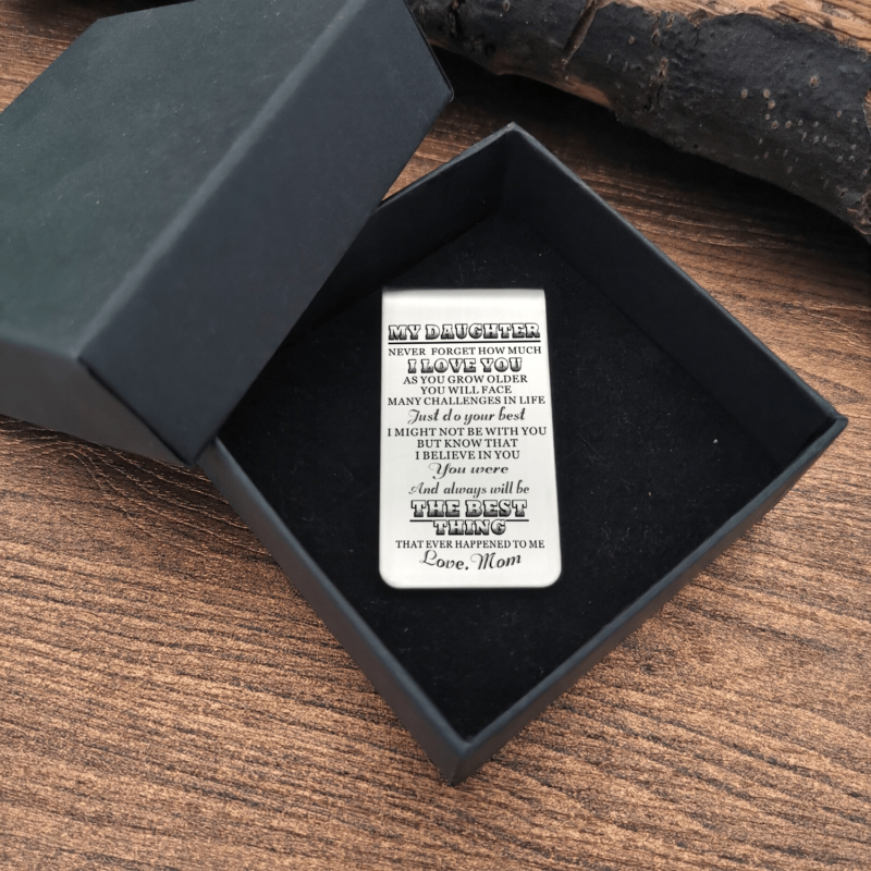 money clips for daughter mom to daughter the best thing engraved money clip giveme gifts 28046300250173