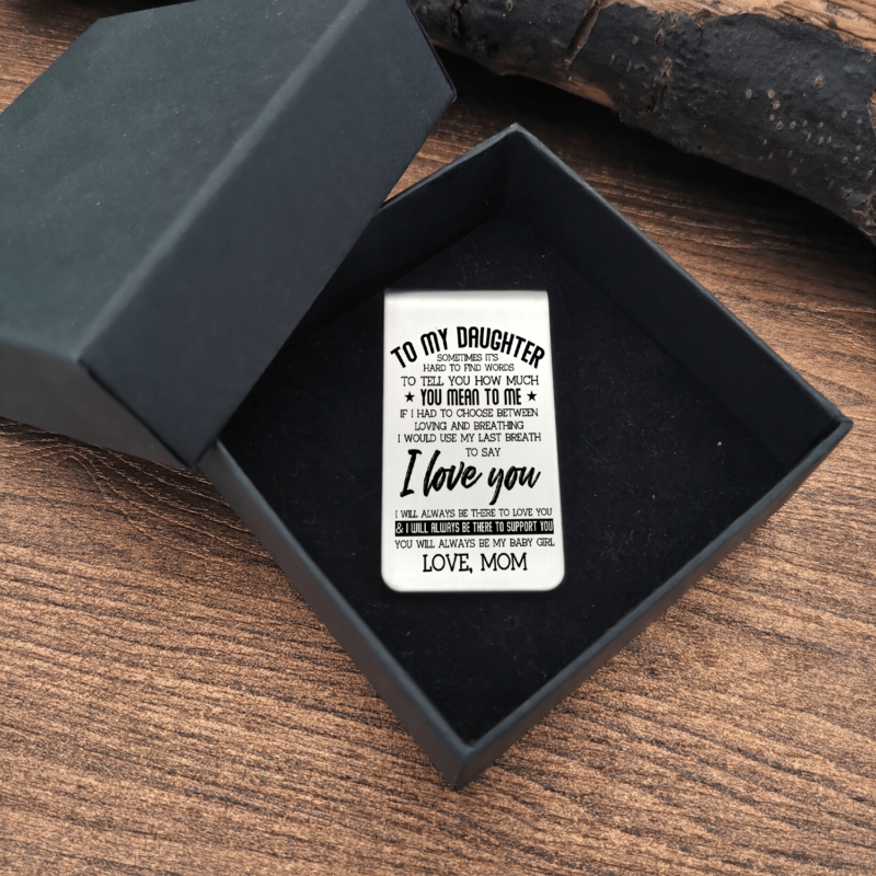 money clips for daughter mom to daughter you mean to me engraved money clip giveme gifts 28081193615421
