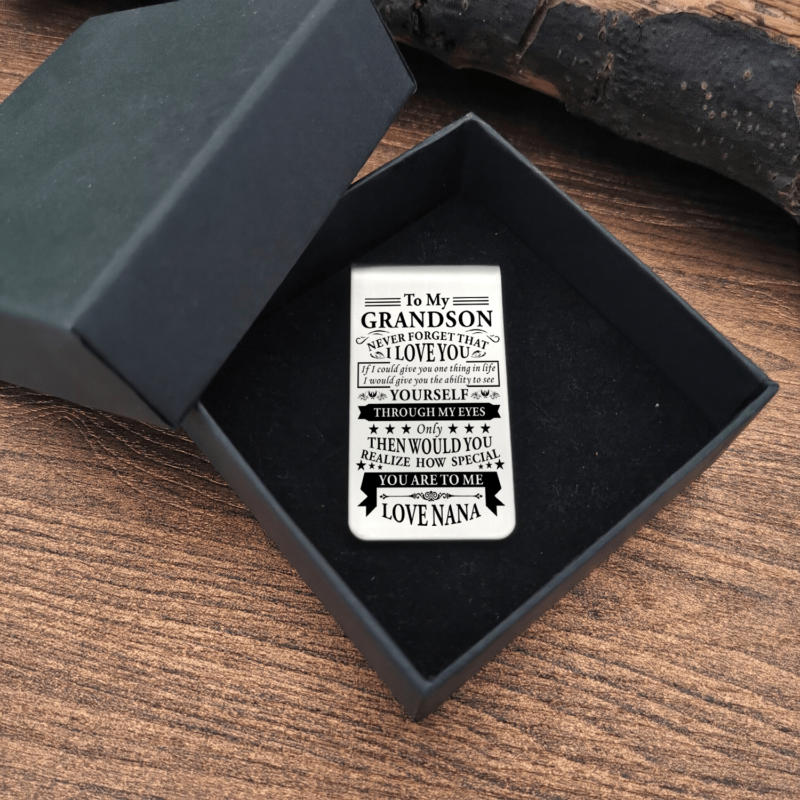 money clips for grandson nana to grandson never forget that i love you engraved money clip giveme gifts 28088969035837
