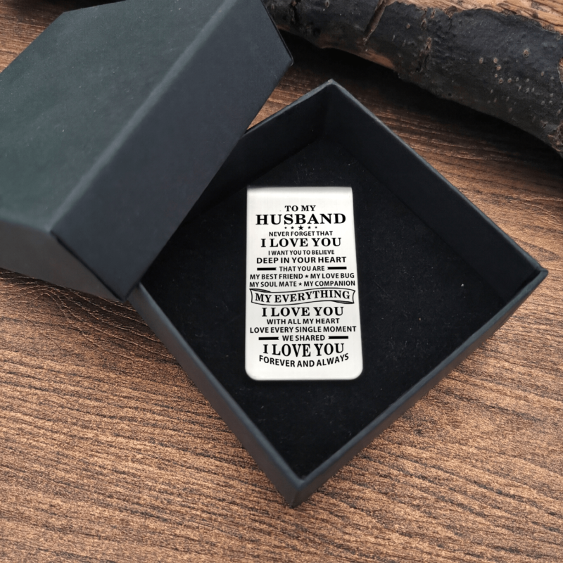 money clips for husband to my husband i love you forever and always engraved money clip giveme gifts 28043447107645