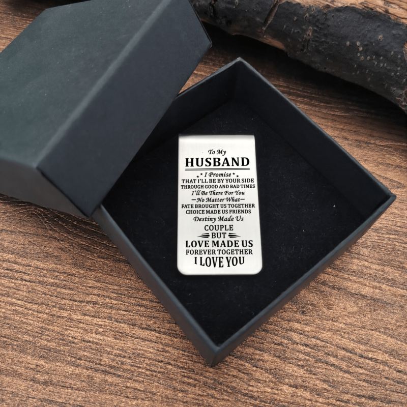 money clips for husband to my husband love made us forever together engraved money clip giveme gifts 28089228558397