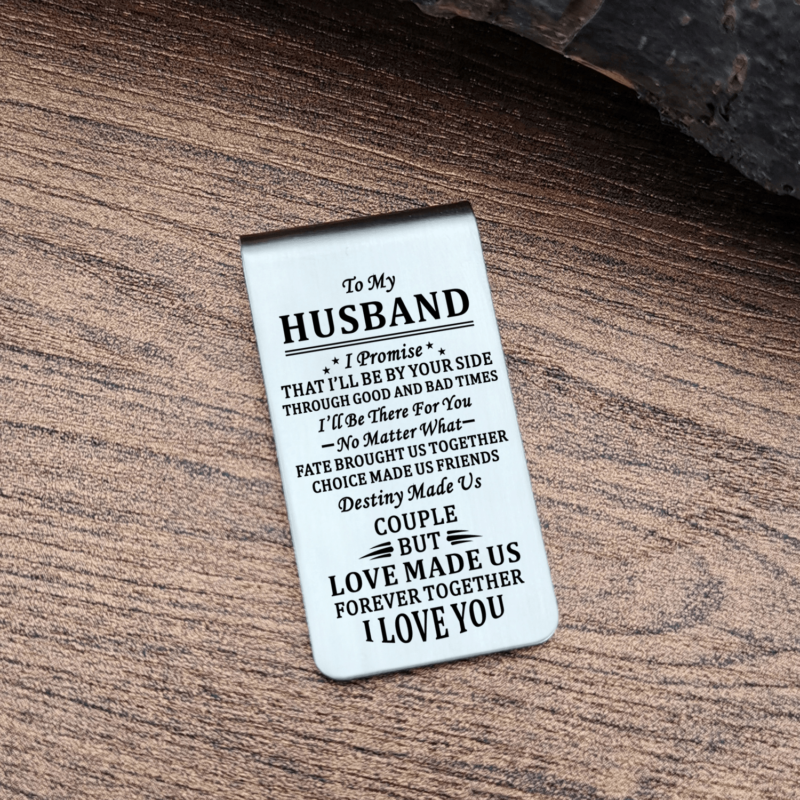money clips for husband to my husband love made us forever together engraved money clip giveme gifts 28089228623933