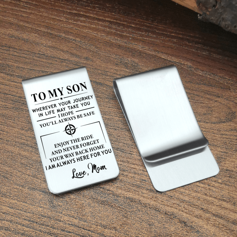 money clips for son mom to son i am always here for you engraved money clip giveme gifts 28043497373757