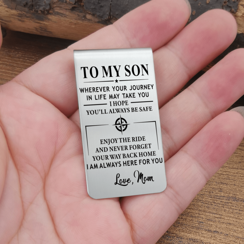 money clips for son mom to son i am always here for you engraved money clip giveme gifts 28043497439293