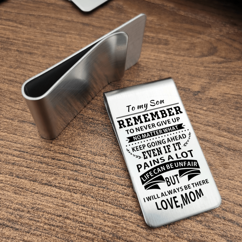 money clips for son mom to son i will always be there engraved money clip giveme gifts 28038063980605