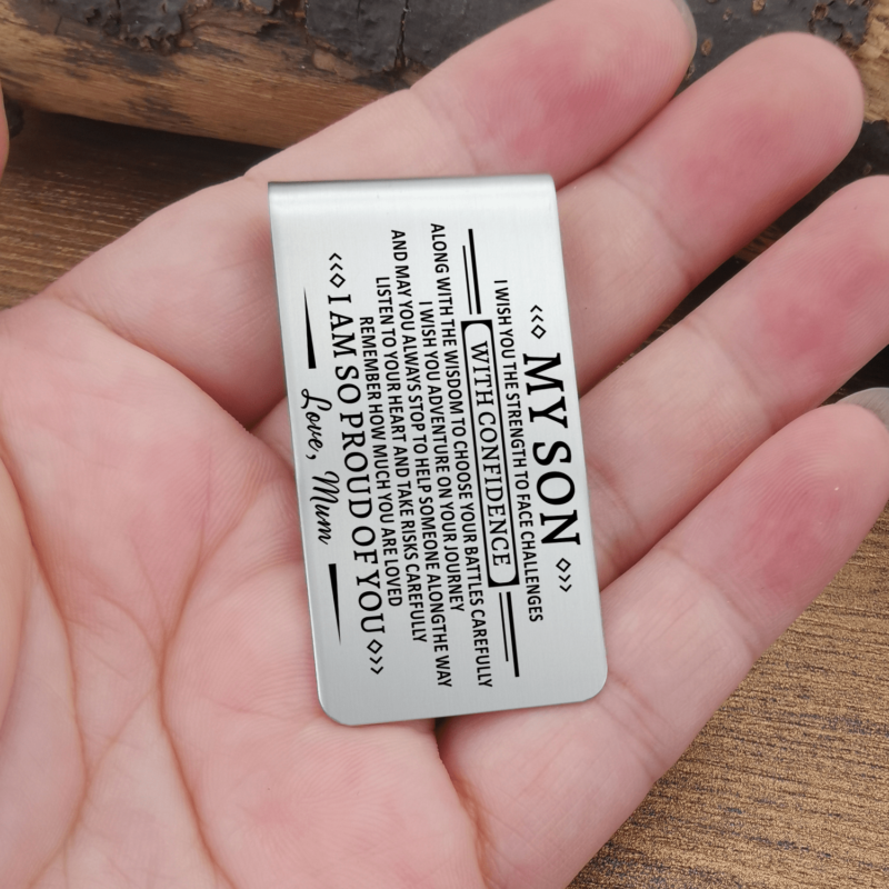money clips for son mum to son i am so proud of you engraved money clip giveme gifts 28042544283709