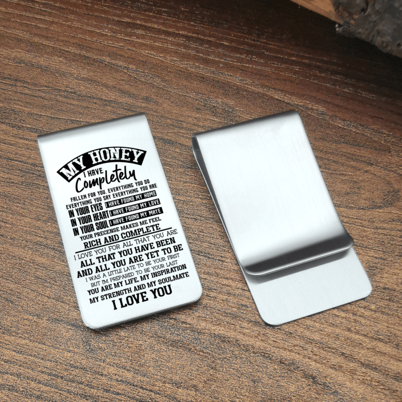 money clips for wife to my honey i love you engraved money clip giveme gifts 28085953265725