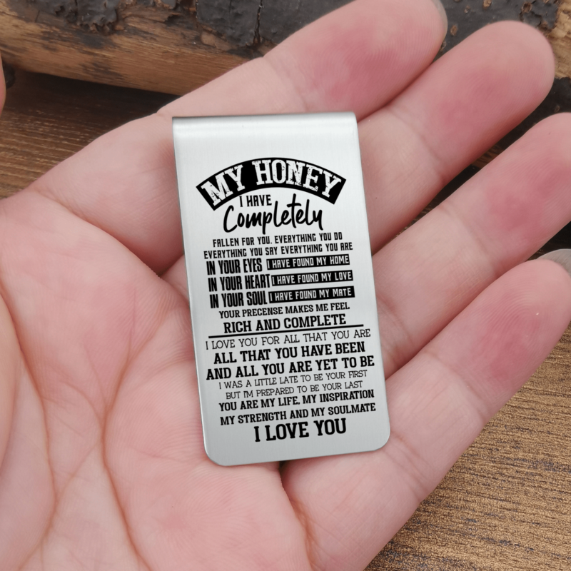 money clips for wife to my honey i love you engraved money clip giveme gifts 28085953396797