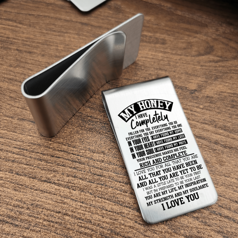 money clips for wife to my honey i love you engraved money clip giveme gifts 28085953429565