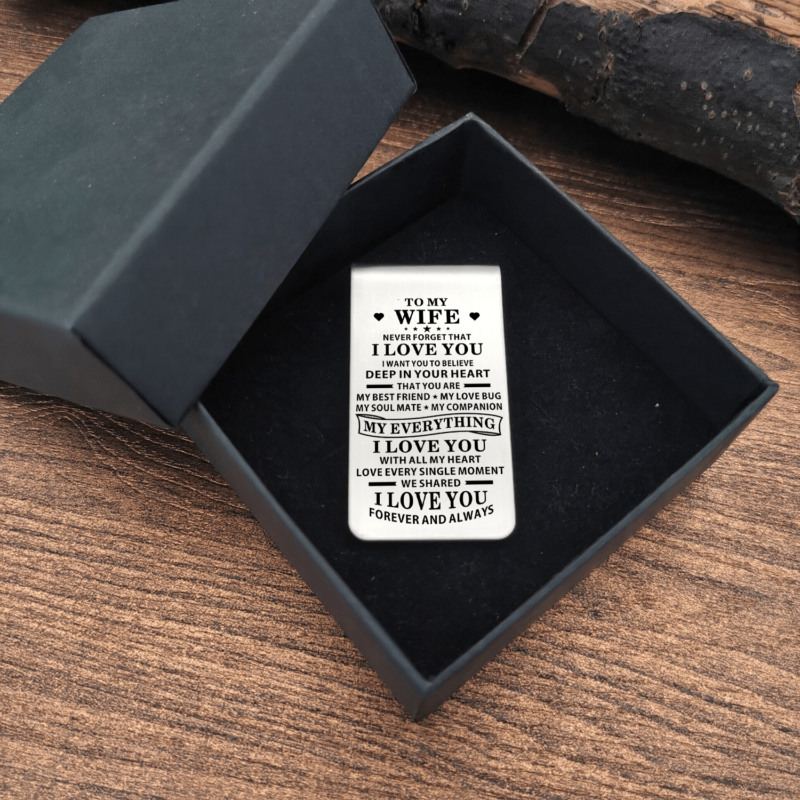 money clips for wife to my wife i love you forever engraved money clip giveme gifts 28086063857725