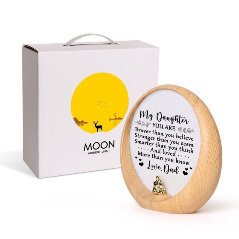 moon lamp dad to daughter you are loved more than you know engraved moon light giveme gifts 31029487927357