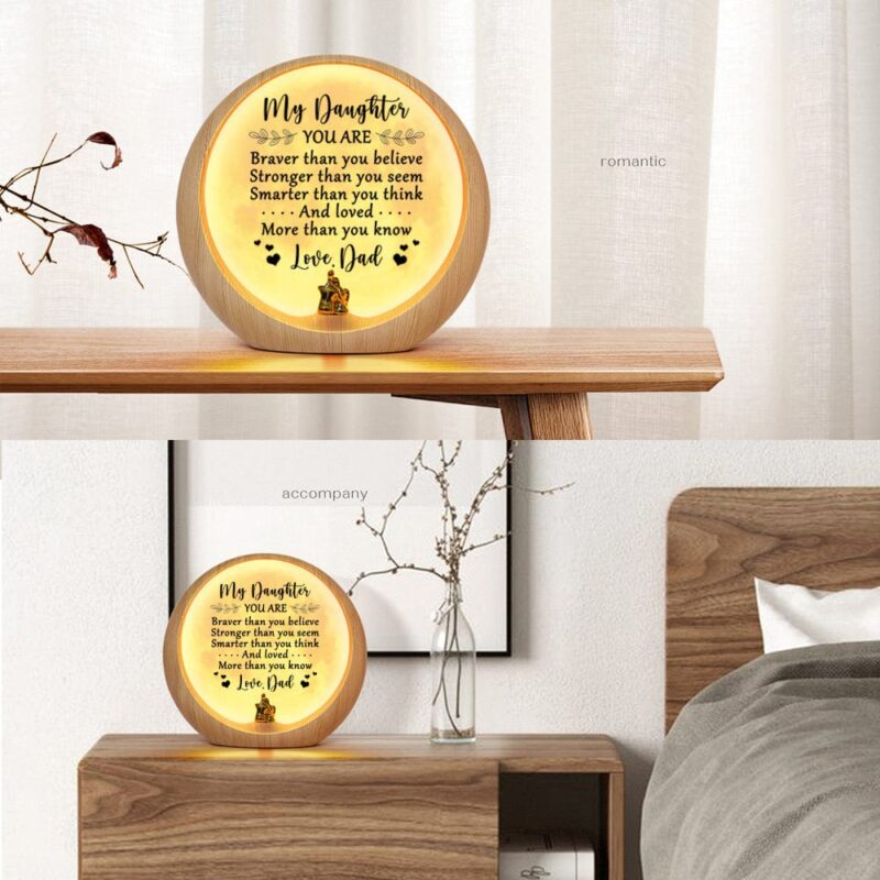moon lamp dad to daughter you are loved more than you know engraved moon light giveme gifts 31029488255037