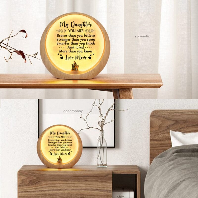 moon lamp mom to daughter you are loved more than you know engraved moon light giveme gifts 31072625983549