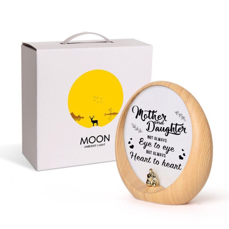 moon lamp mother and daughter always heart to heart engraved moon light giveme gifts 31029356331069