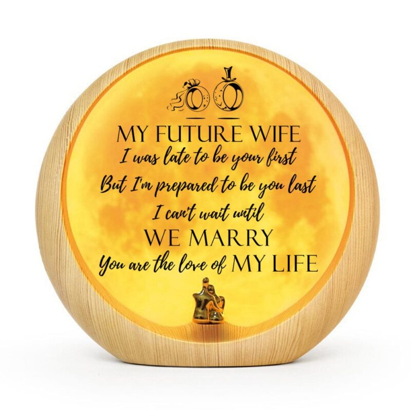 moon lamp to my future wife you are the love of my life engraved moon light giveme gifts 31028660142141