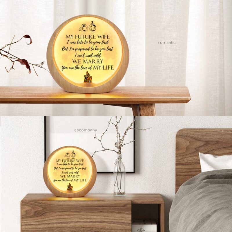 moon lamp to my future wife you are the love of my life engraved moon light giveme gifts 31028660305981