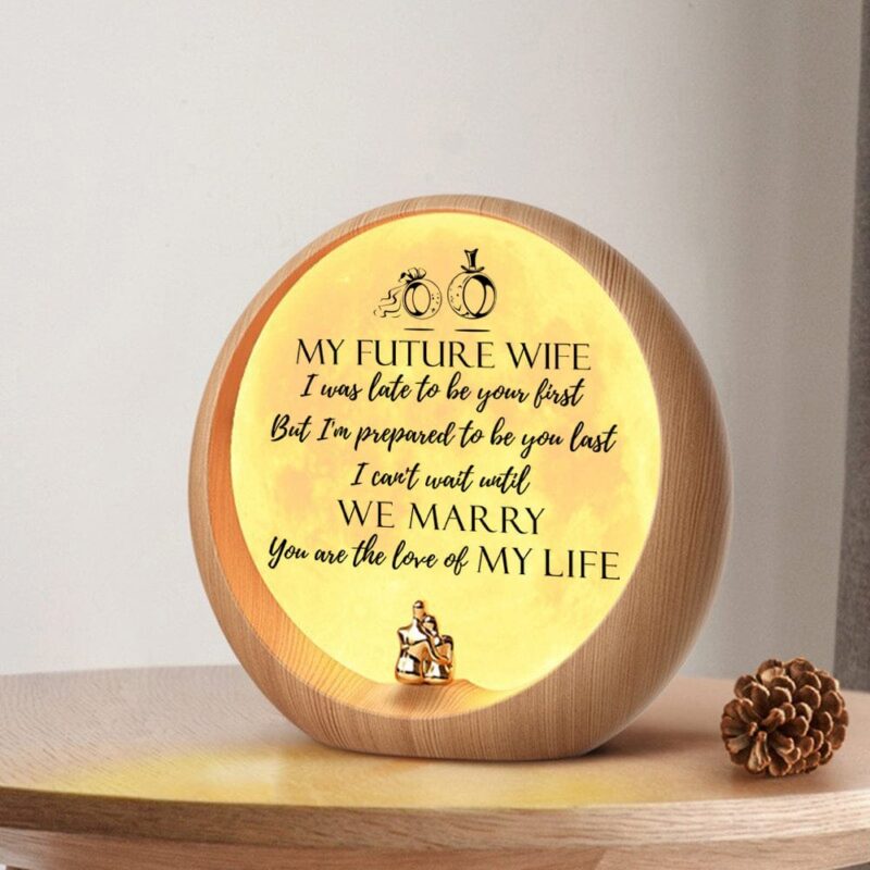 moon lamp to my future wife you are the love of my life engraved moon light giveme gifts 31028660437053
