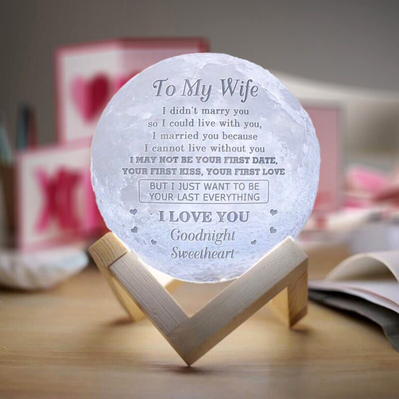 moon lamp to my wife i love you 3d led engraving moon lamp giveme gifts 4707326132285