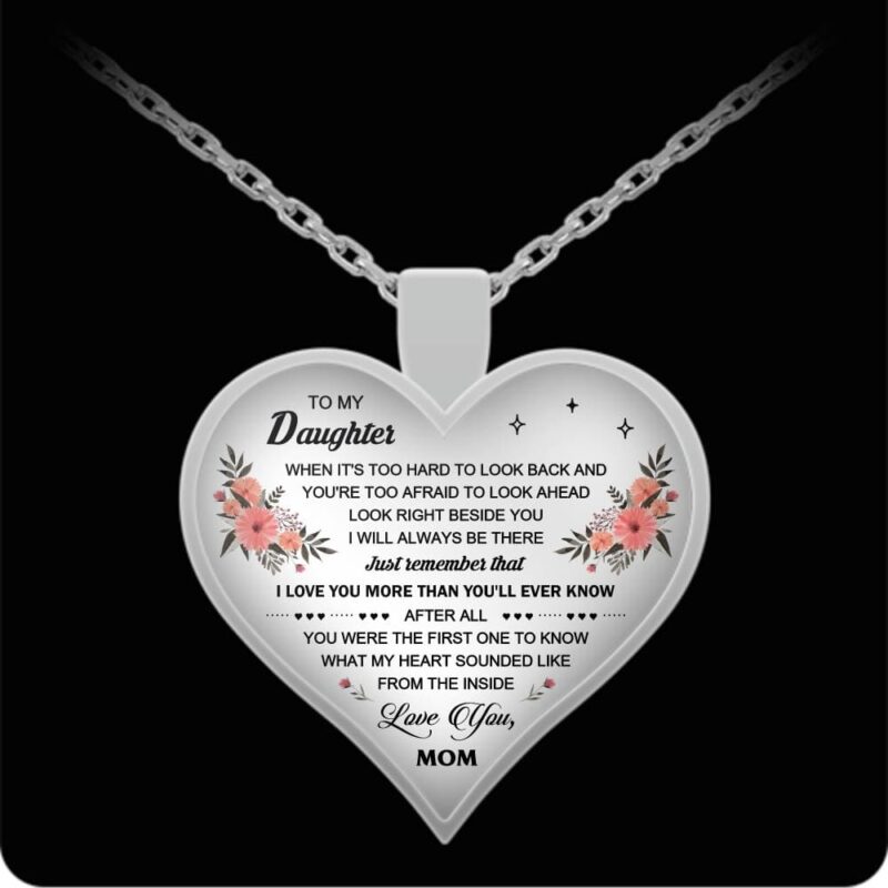 necklaces for daughter mom to daughter i love you more engraved heart necklace giveme gifts 28325024399421