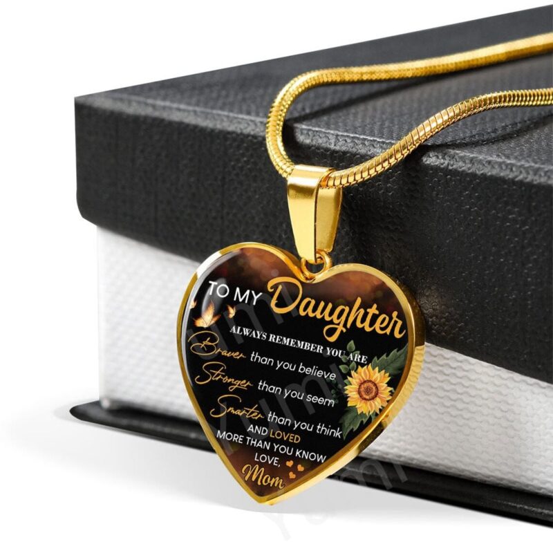 necklaces for daughter mom to daughter you are loved more engraved heart necklace gold giveme gifts 28322939863101