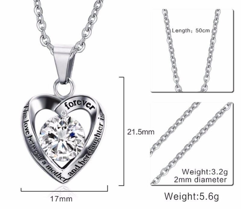 necklaces for daughter the love between mother and daughter necklace giveme gifts 3783877263421