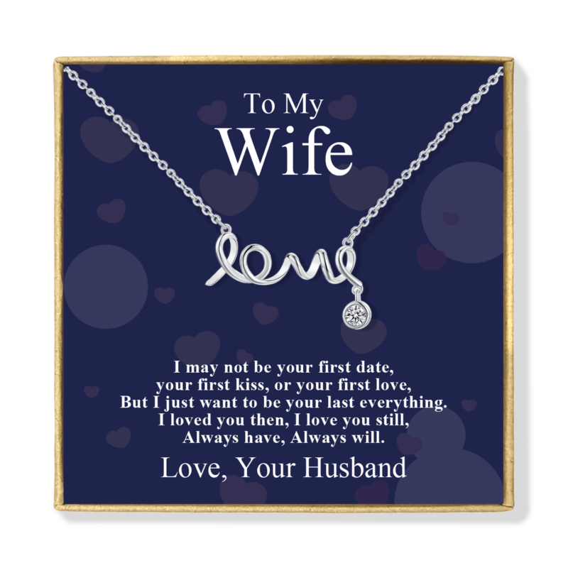 necklaces for wife to my wife i love you always love pendant necklace giveme gifts 27949874380861