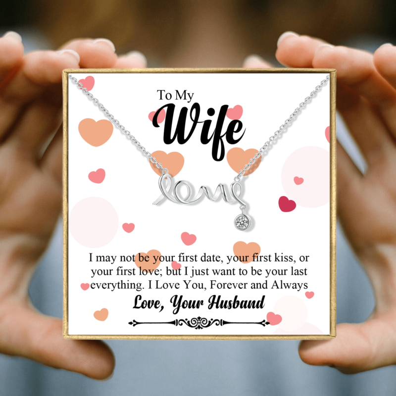 necklaces for wife to my wife i love you forever love pendant necklace giveme gifts 27948982829117