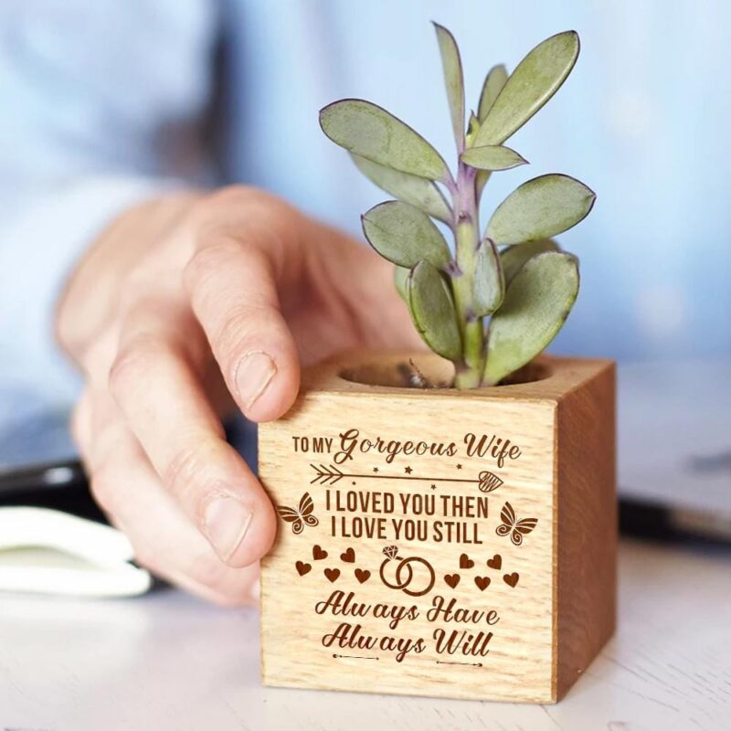plant pot to my wife i always love you engraved plant pot giveme gifts 12014557102141