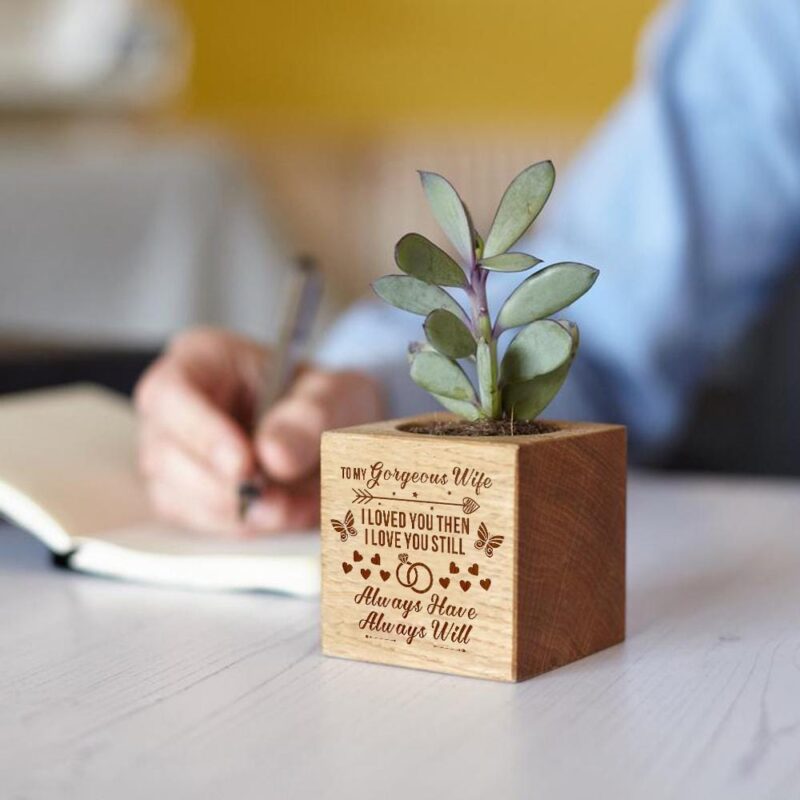 plant pot to my wife i always love you engraved plant pot giveme gifts 12014557298749