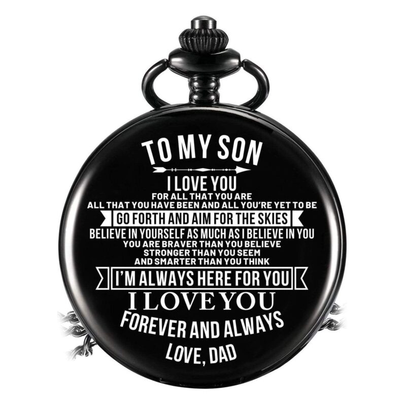 pocket watches dad to son go forth and aim for the skies pocket watch giveme gifts 14263049224253