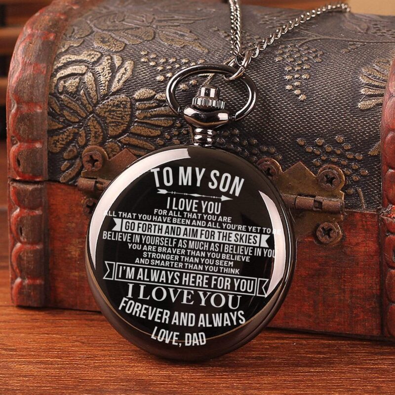 pocket watches dad to son go forth and aim for the skies pocket watch giveme gifts 14263049289789