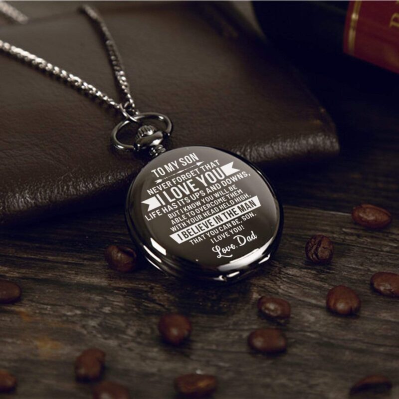 pocket watches dad to son i believe in the man pocket watch giveme gifts 14241228849213