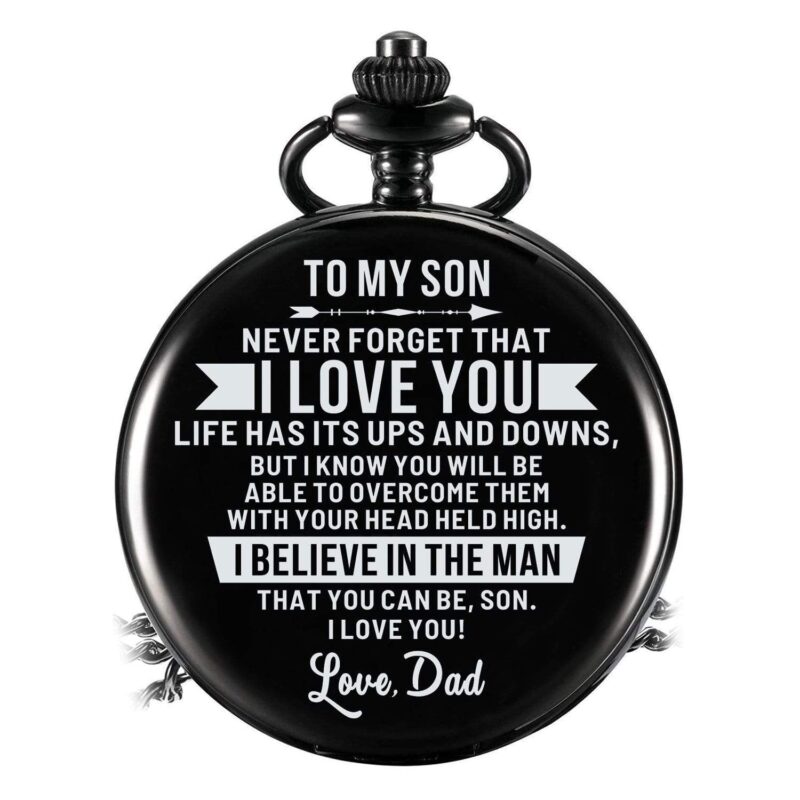 pocket watches dad to son i believe in the man pocket watch giveme gifts 14241228947517