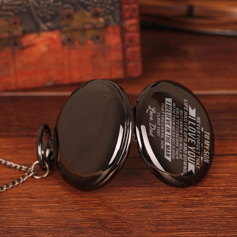 pocket watches dad to son i believe in the man pocket watch giveme gifts 14241228980285